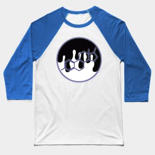 Neon Estrogen Chemical Structure: Blue Baseball T-Shirt